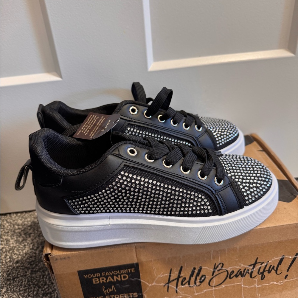 Studded Black Sneakers